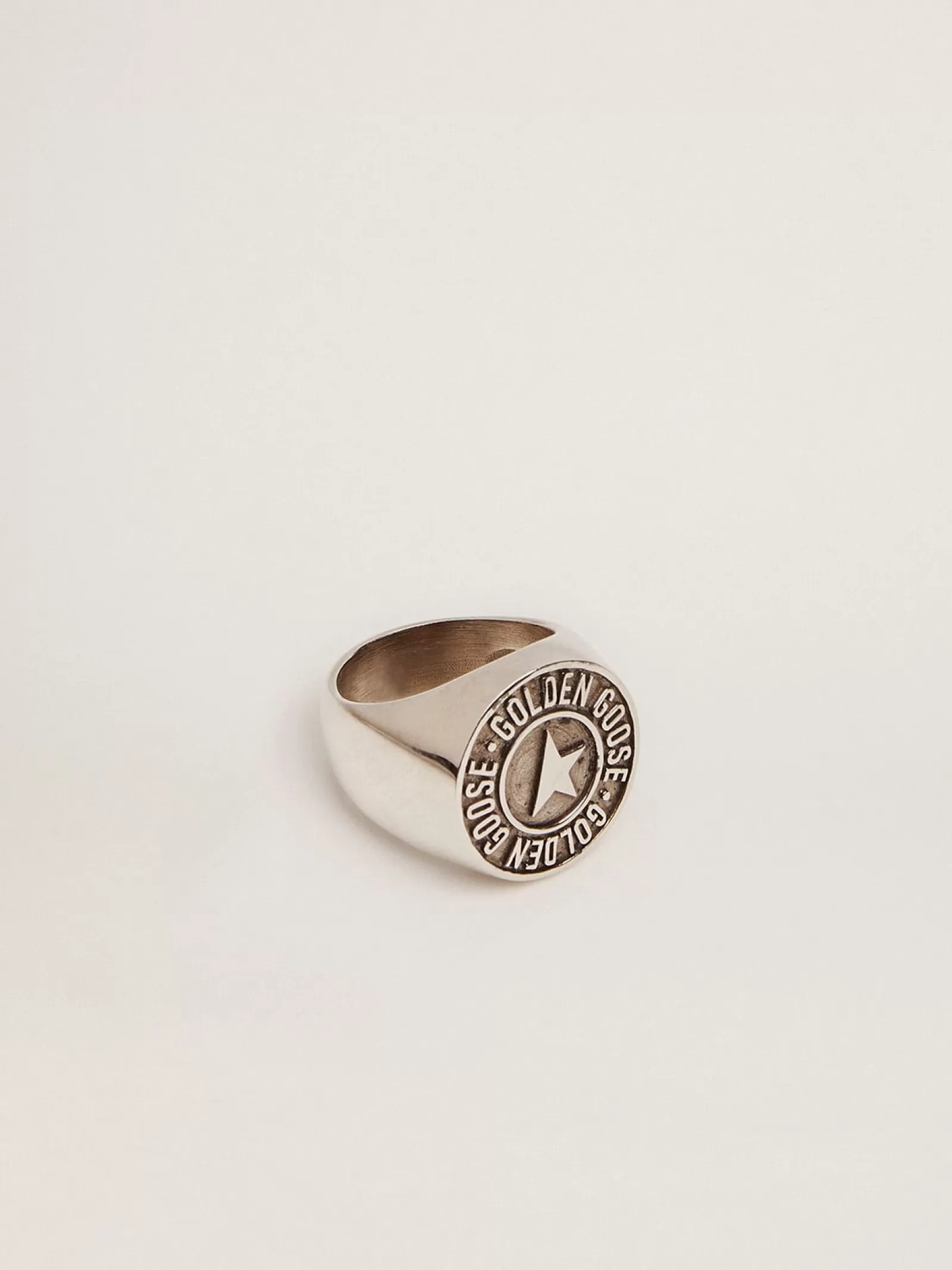 Bague homme argent ancien | Golden Goose Outlet