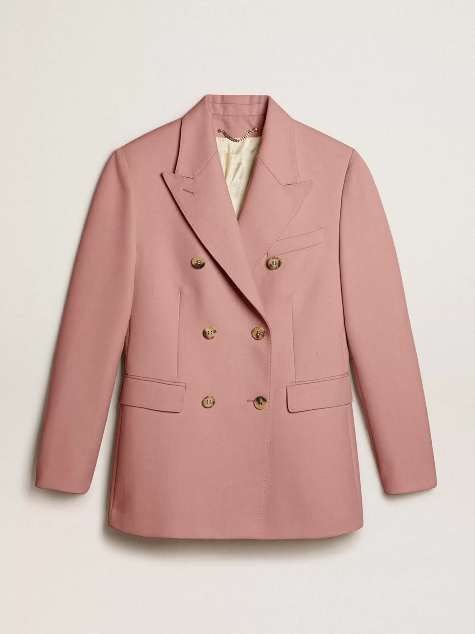 Blazer croisé en tissu couture rose | Golden Goose Cheap