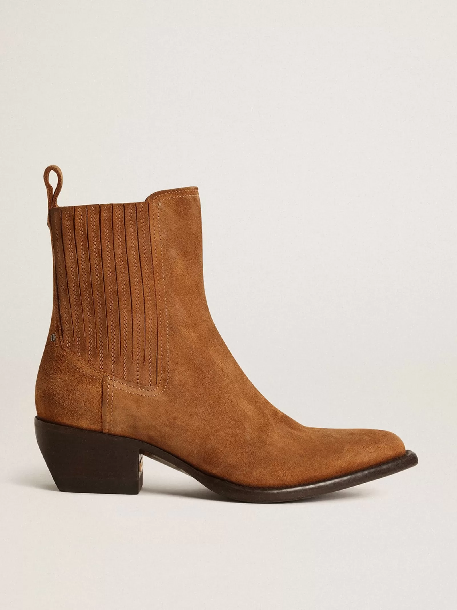 Bottes Debbie en daim marron | Golden Goose Flash Sale