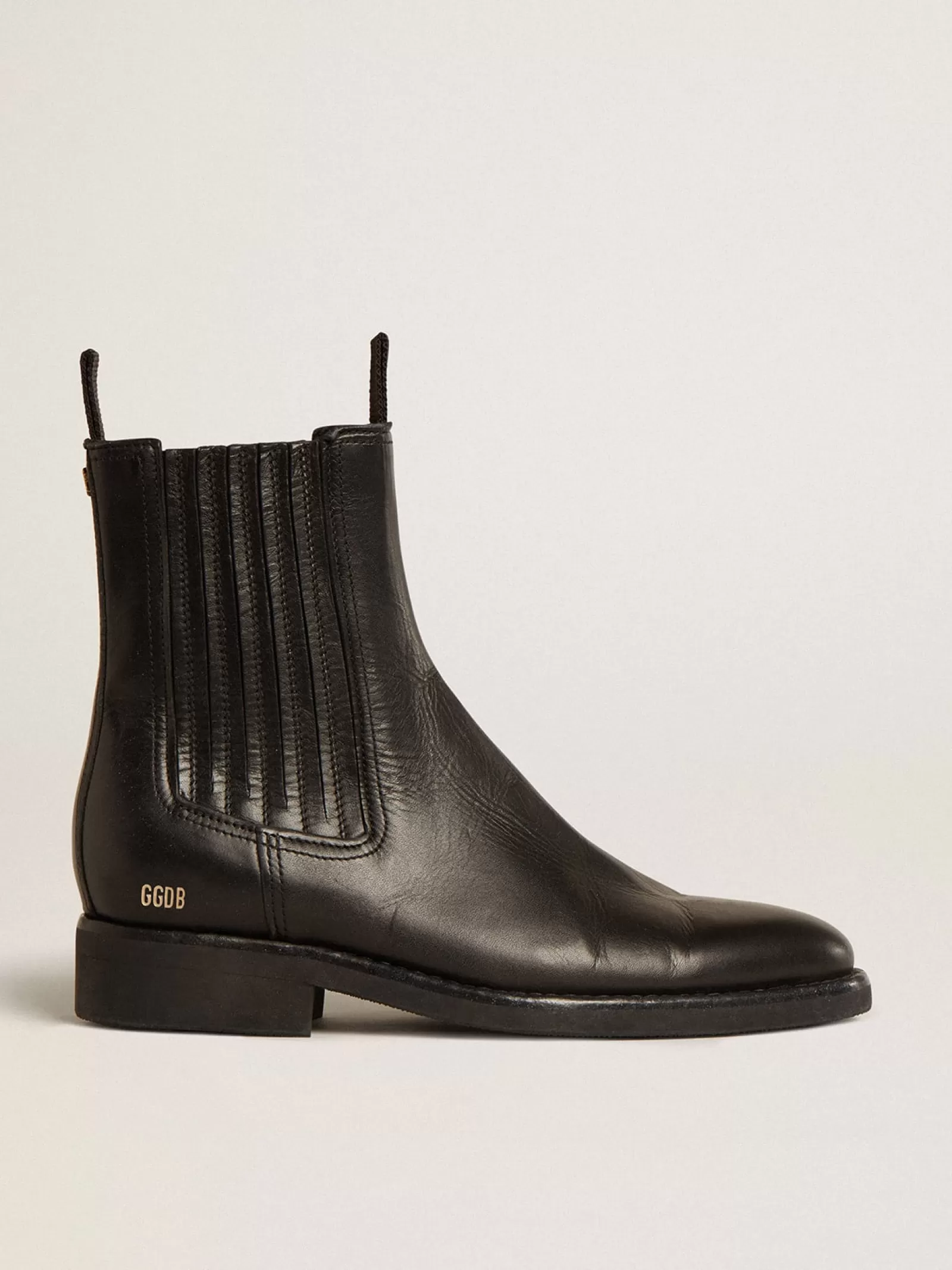 Bottines Chelsea pour femme en cuir noir | Golden Goose New