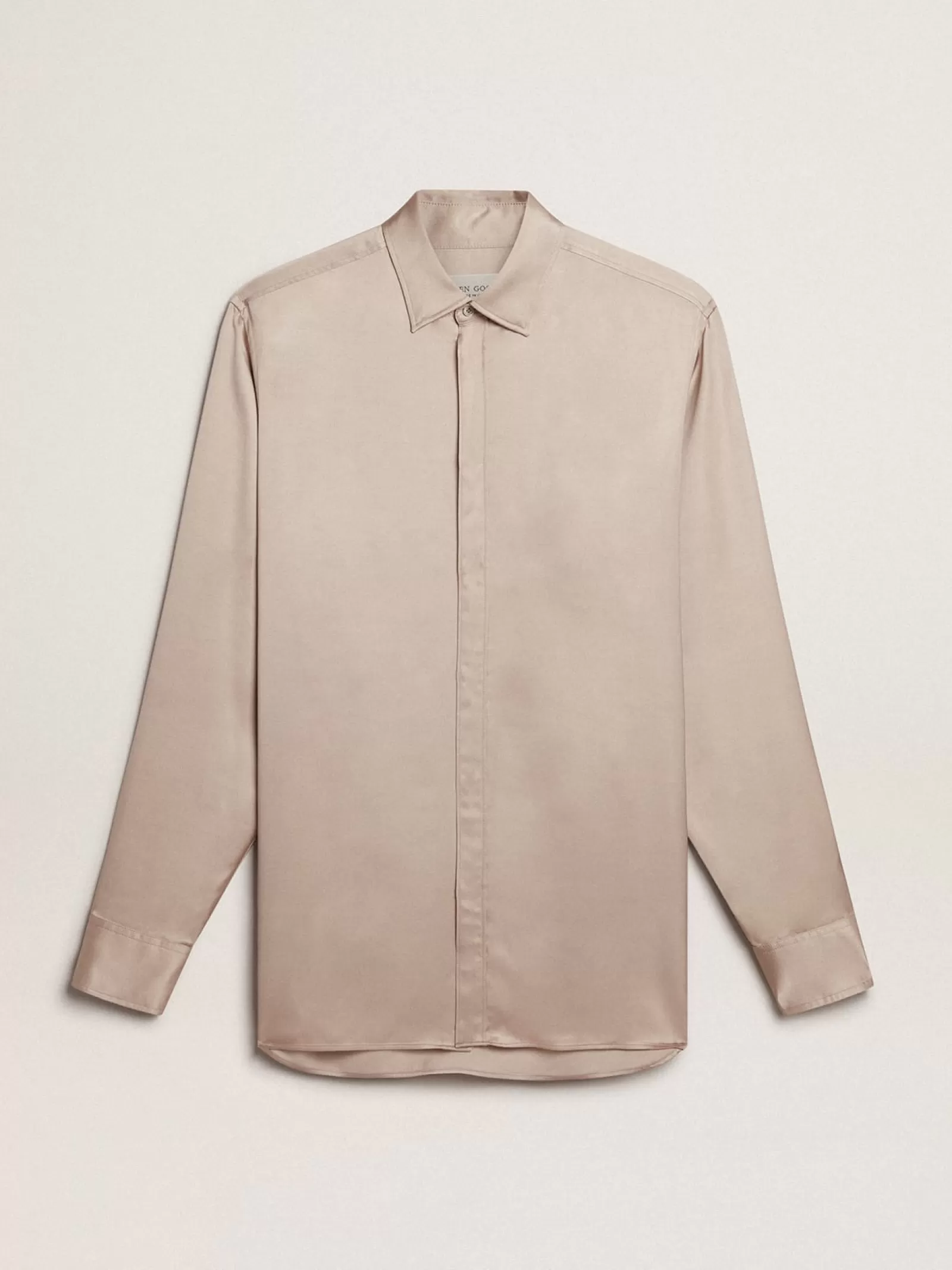 Chemise boyfriend en viscose rose poudré | Golden Goose Cheap