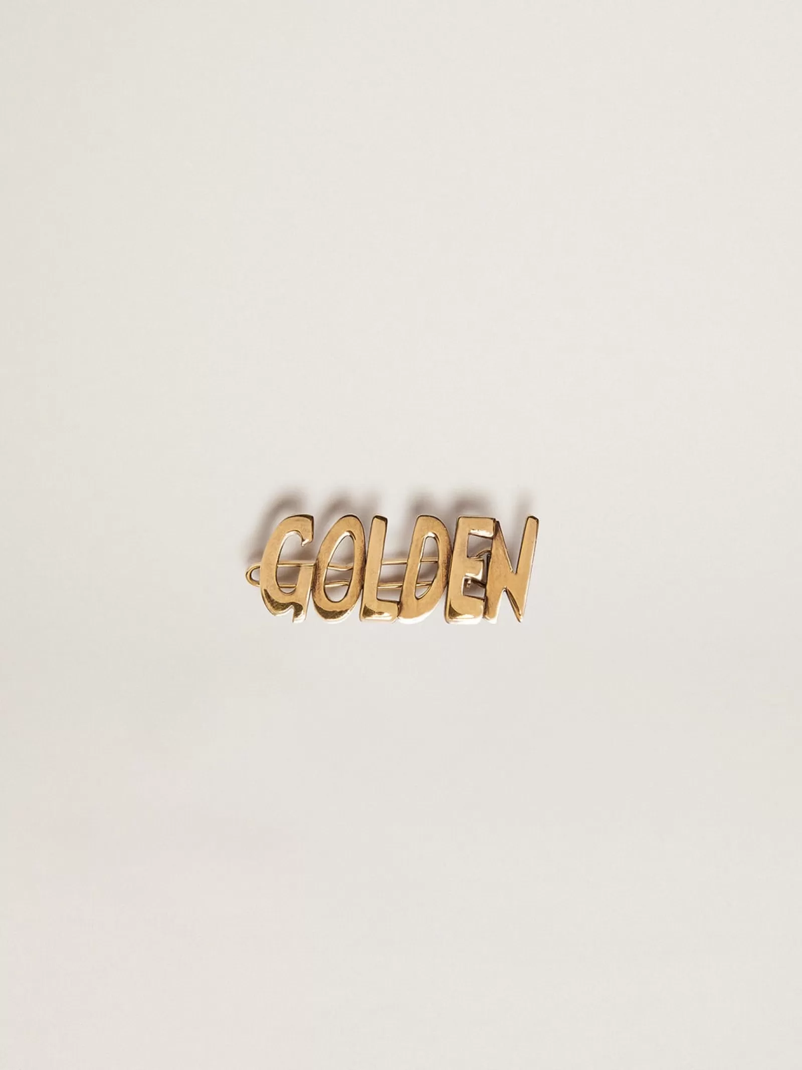 Fermoirs clips pour lacets homme or ancien avec inscription Golden | Golden Goose Cheap