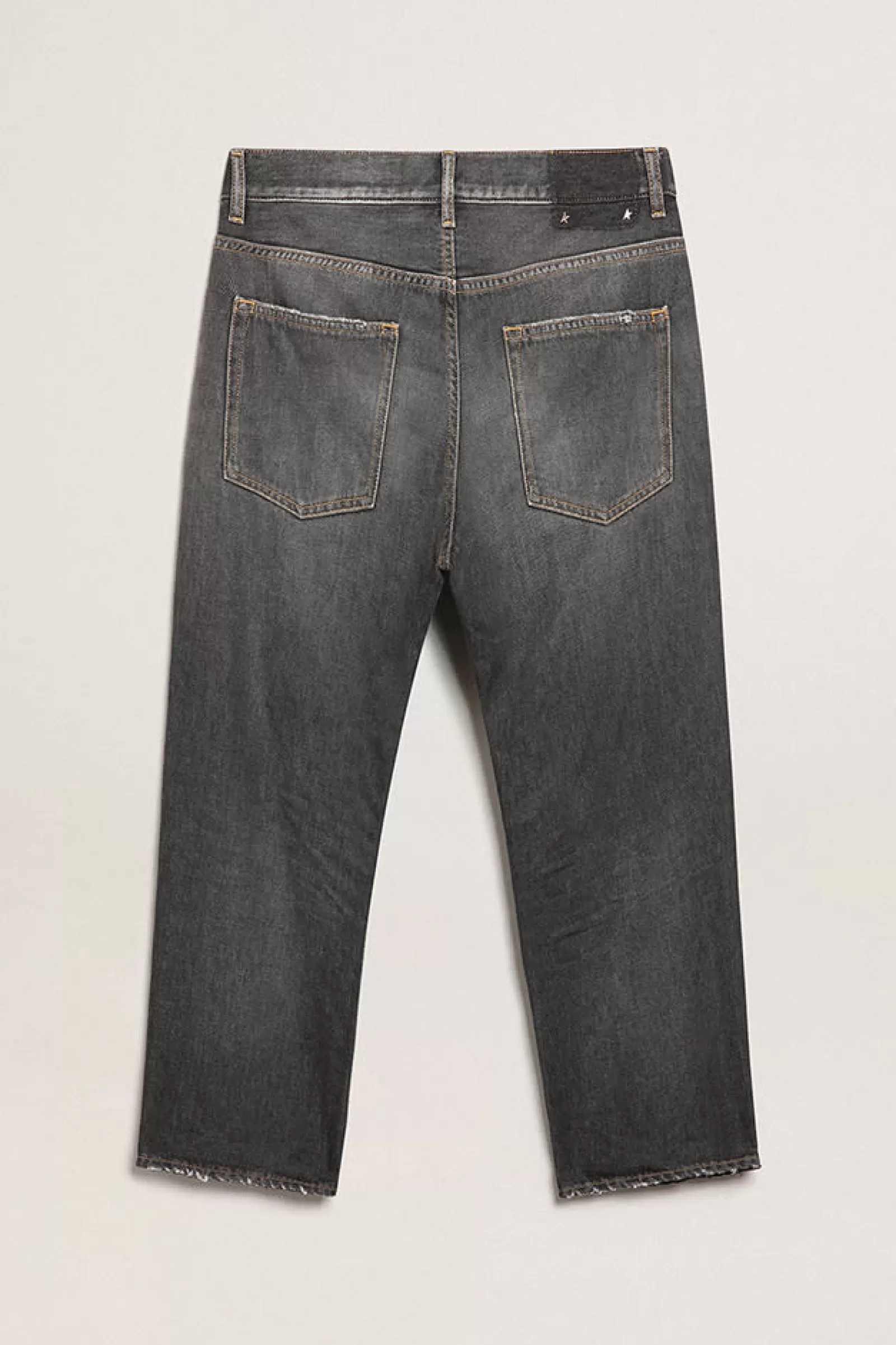 Jean noir pour homme à l’effet stonewashed | Golden Goose Flash Sale