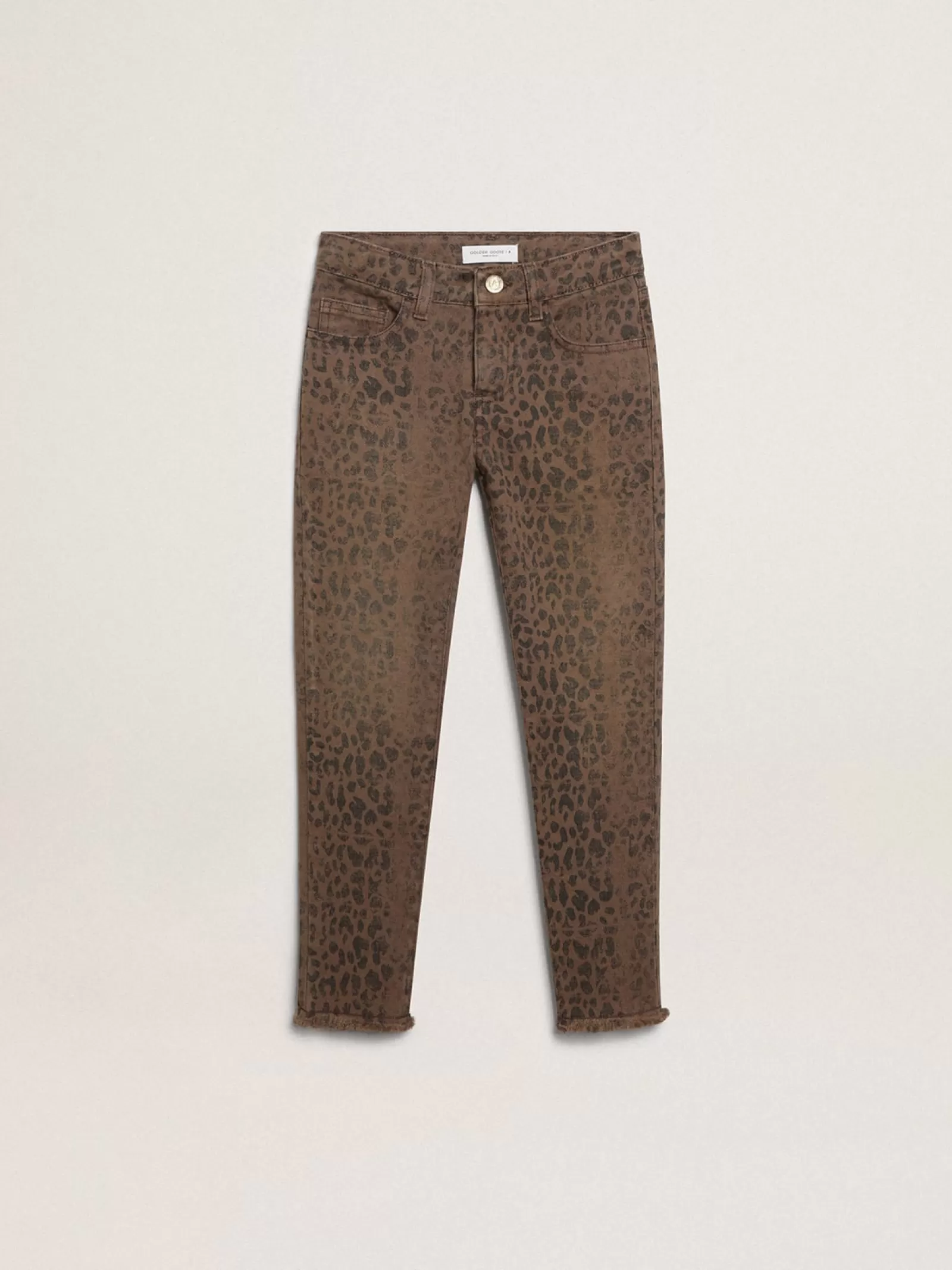 Jean skinny pour fille à imprimé animalier | Golden Goose Cheap