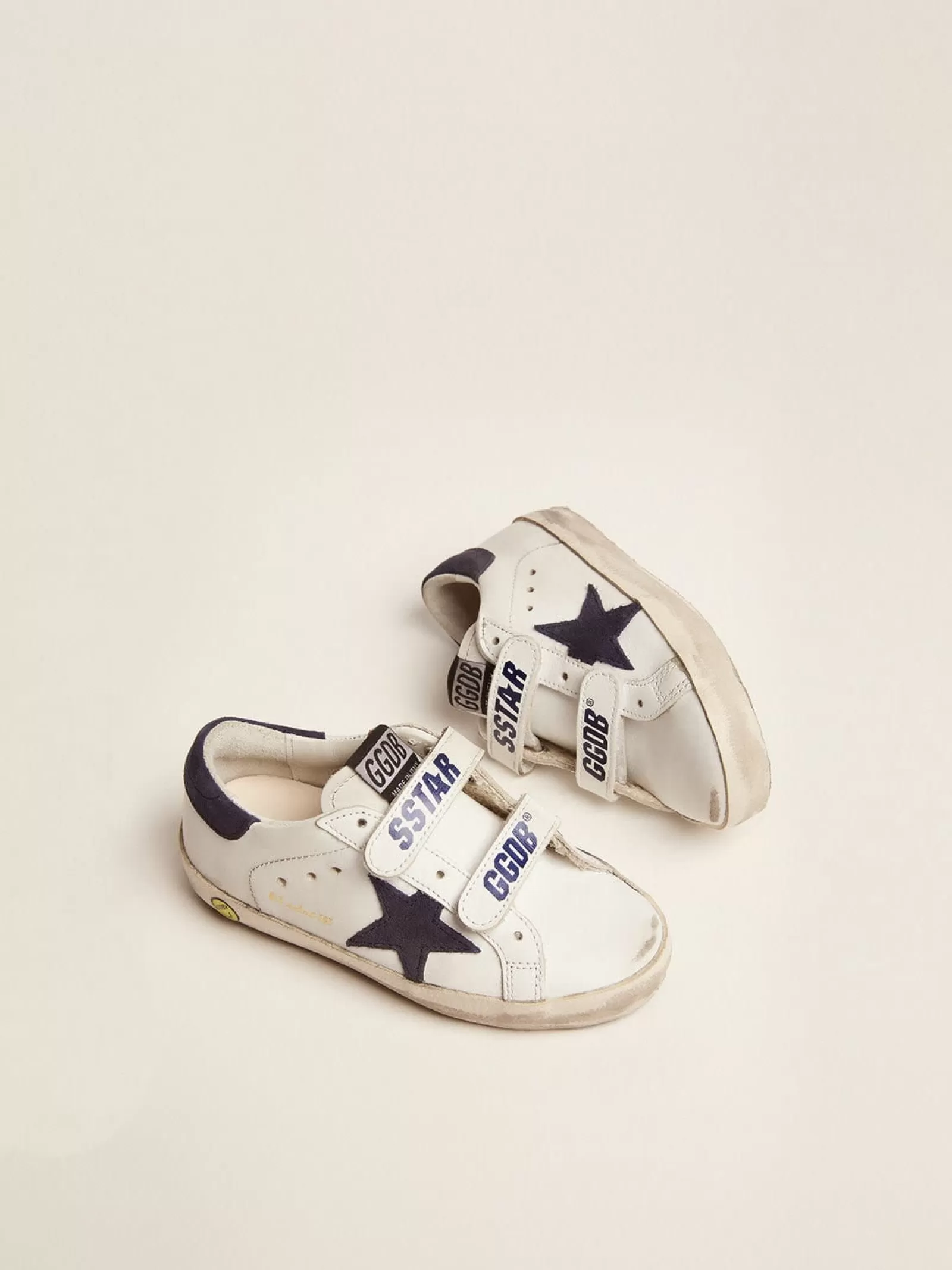 Old School avec empiècements en daim bleu foncé | Golden Goose Store