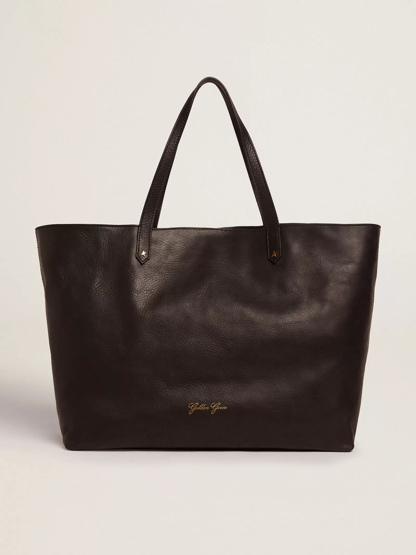 Pasadena Bag noir femme avec logo doré | Golden Goose Outlet