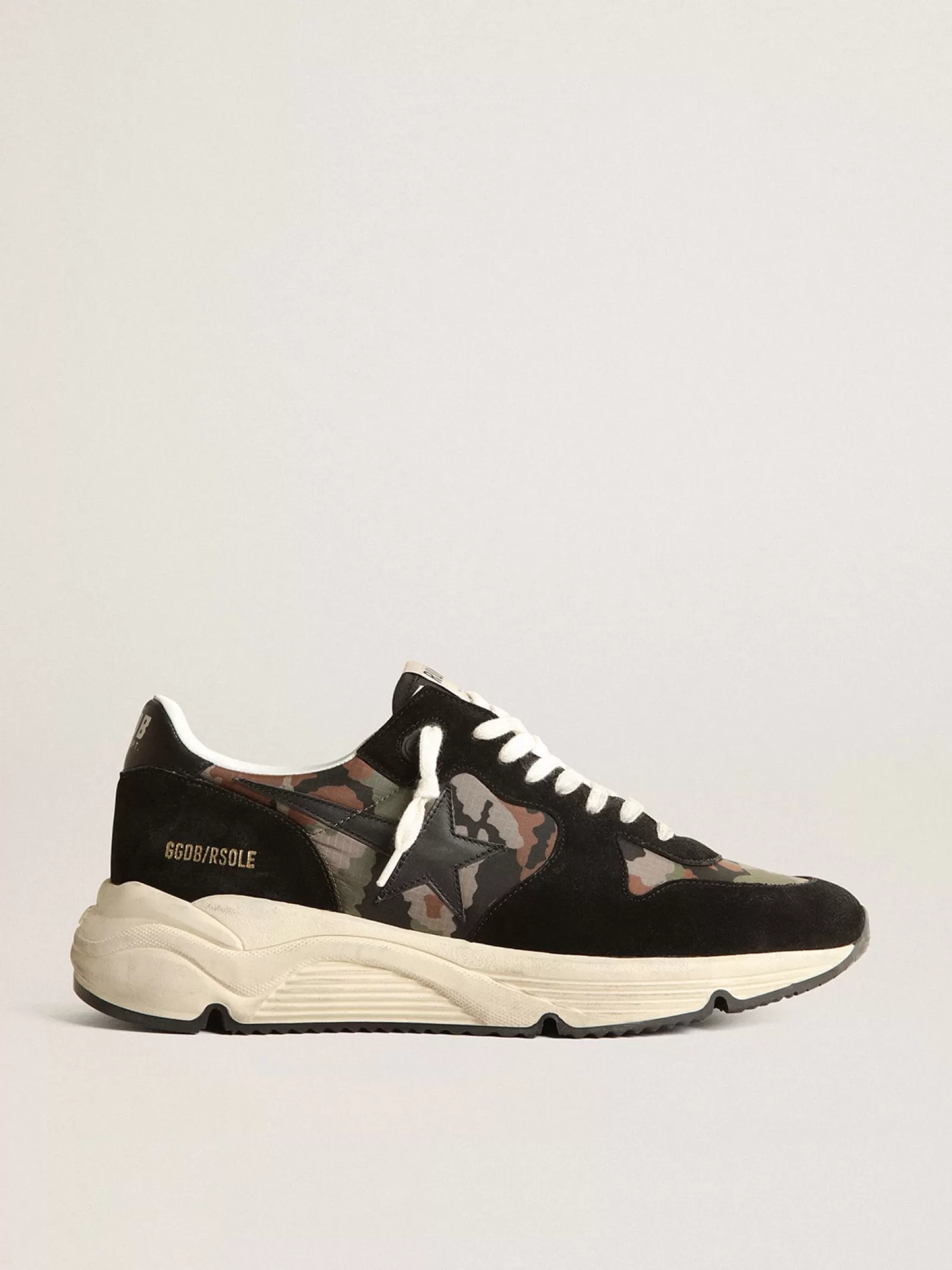 Running Sole homme en nylon ripstop à imprimé camouflage | Golden Goose New