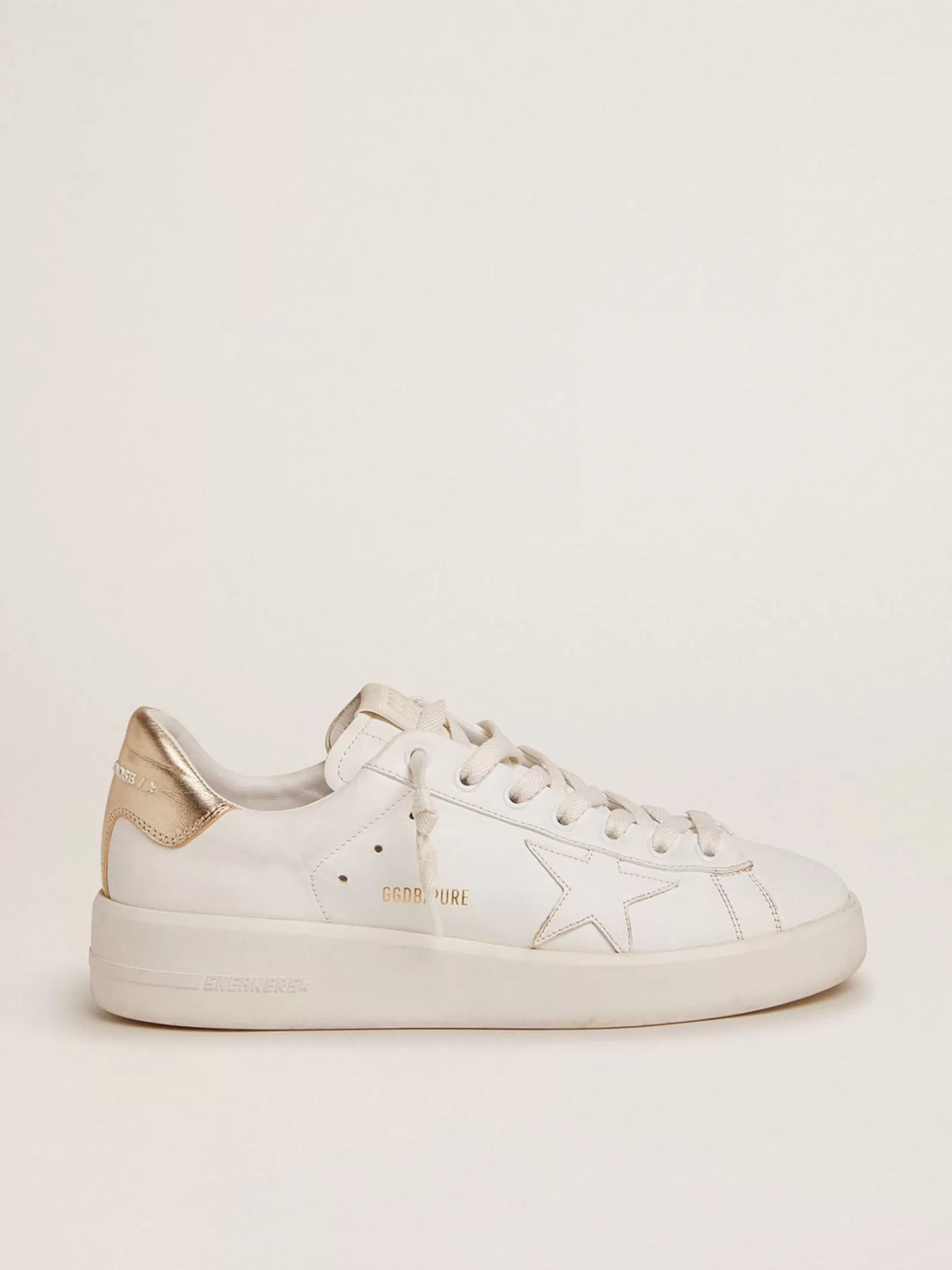 Sneakers Purestar pour femme avec talon doré | Golden Goose Shop