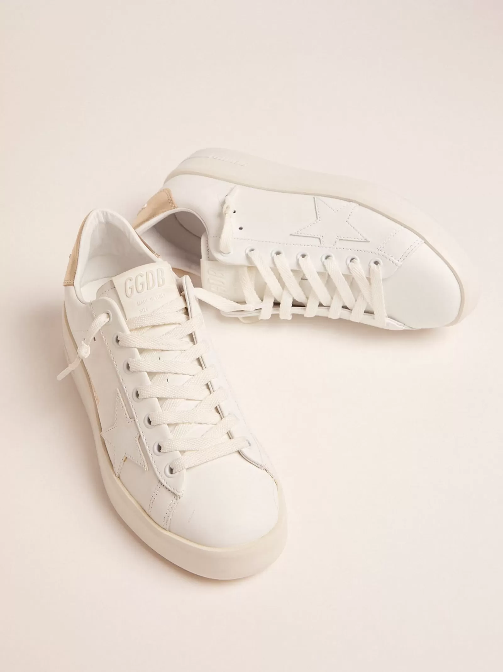 Sneakers Purestar pour femme avec talon doré | Golden Goose Shop