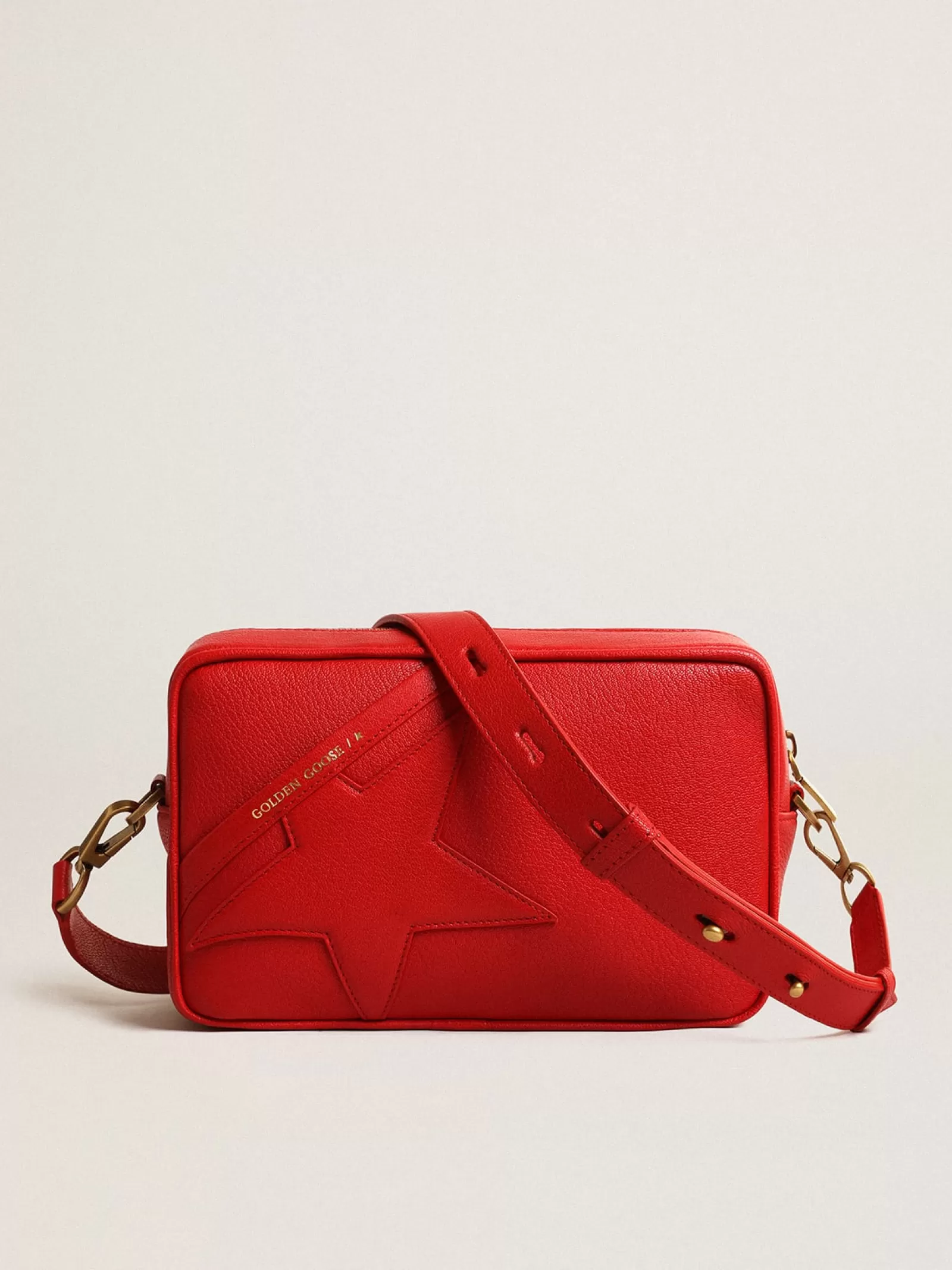 Star Bag pour femme en cuir rouge vif | Golden Goose Outlet