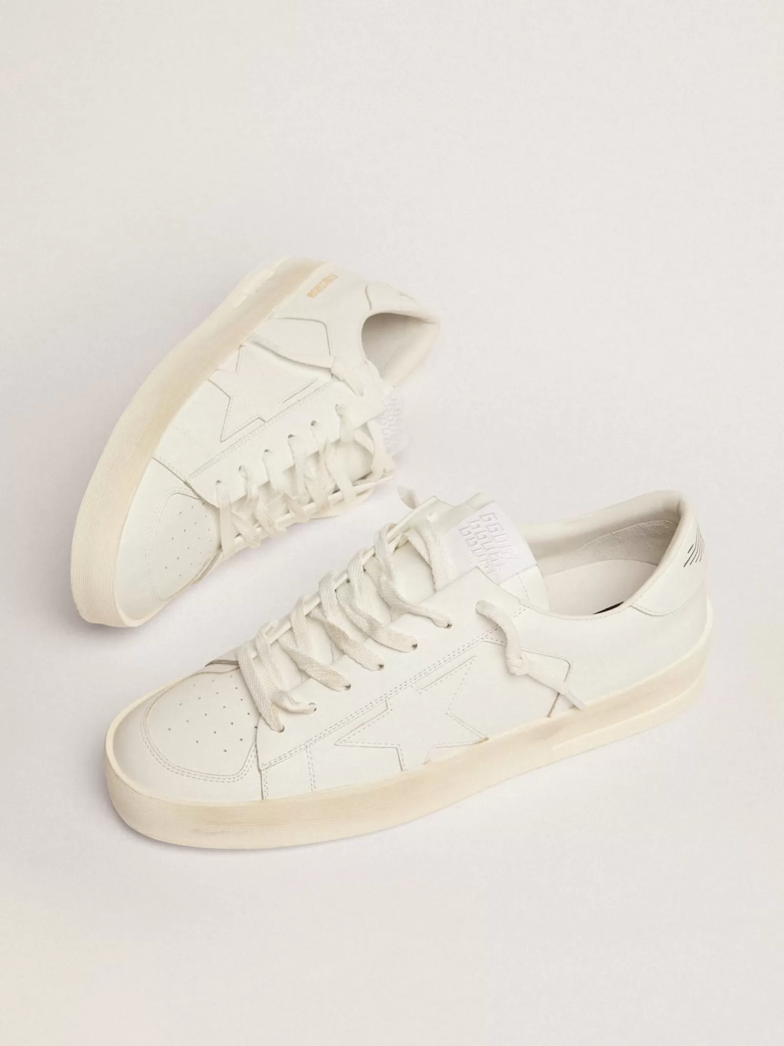 Stardan homme en cuir blanc | Golden Goose Store