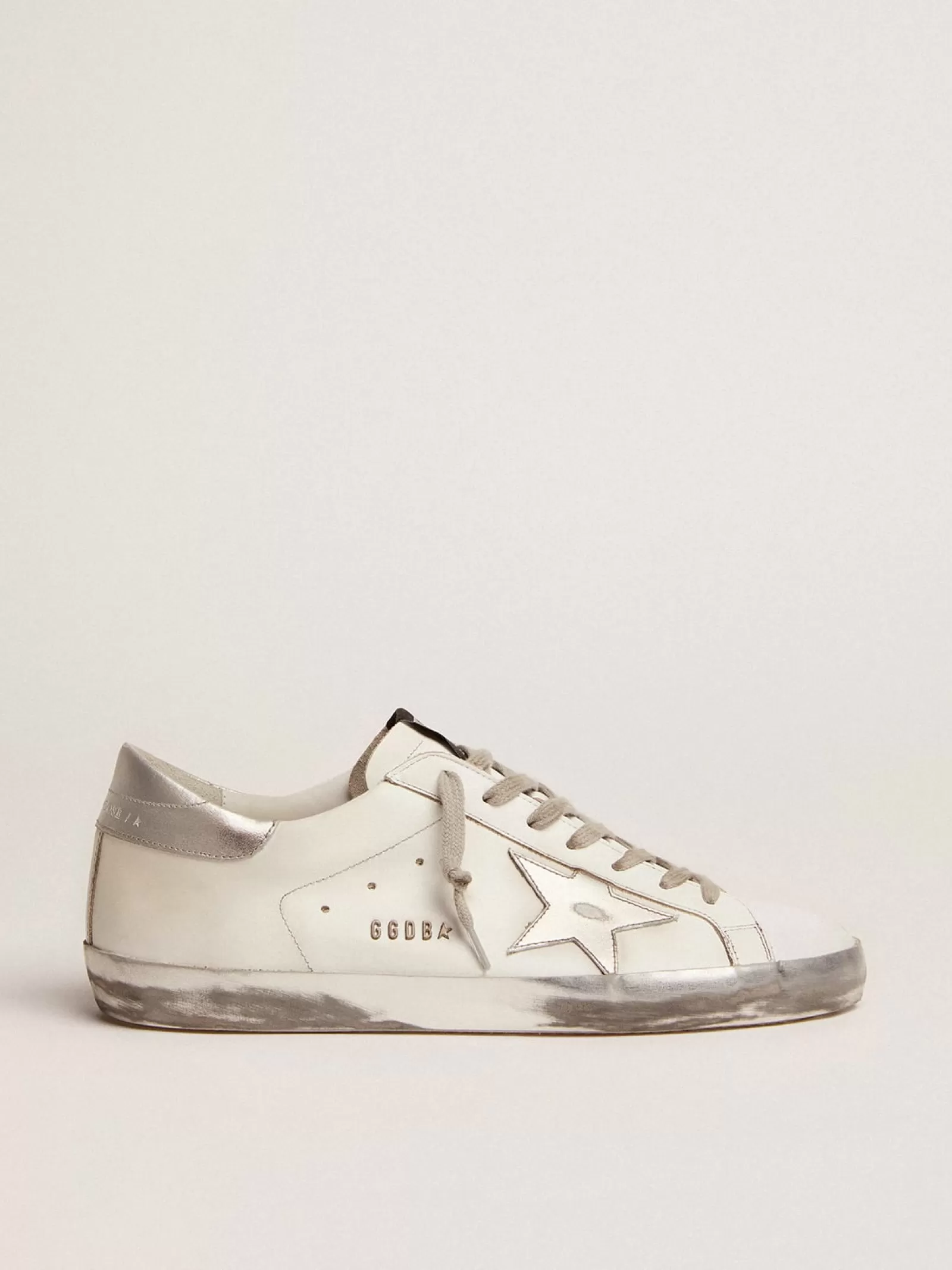 Super-Star homme avec étoile et contrefort à paillettes | Golden Goose Clearance