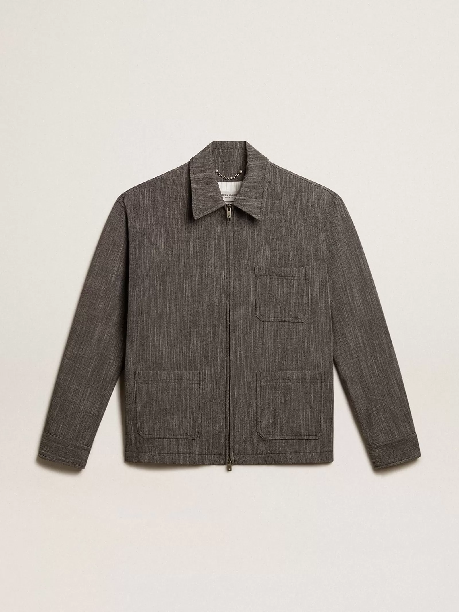 Veste coach homme en laine mélangée | Golden Goose Online