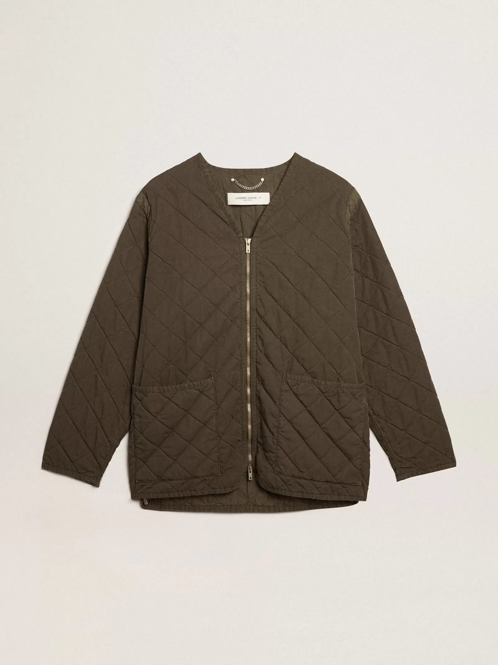 Veste matelassée vert olive | Golden Goose Flash Sale