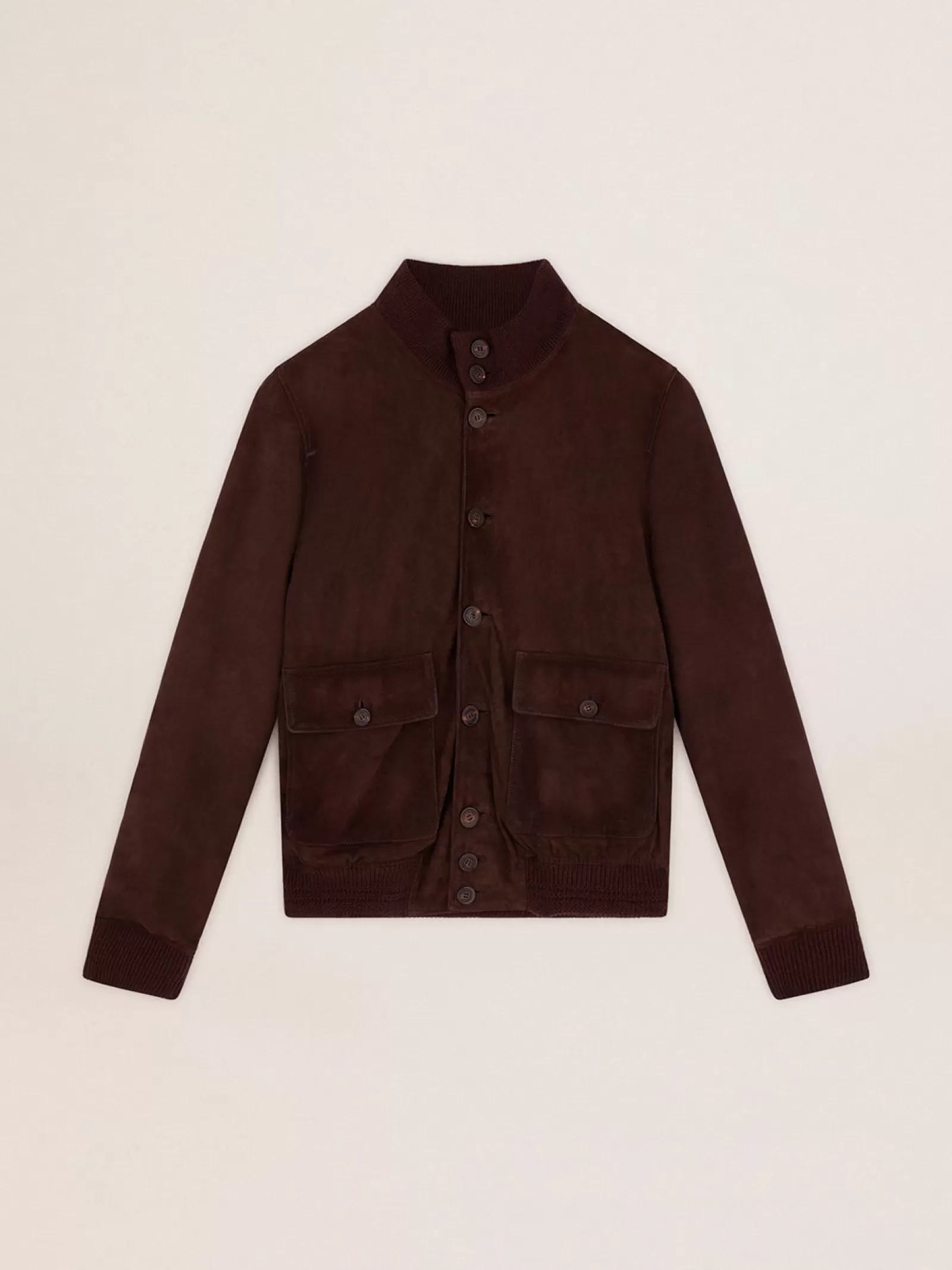 Veste valstar Golden Collection en daim marron foncé | Golden Goose Flash Sale